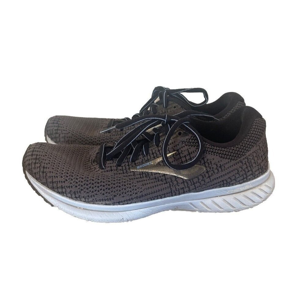 Brooks Revel 3 Womens Size 8.5 Medium (B) Grey Running Shoes Blue Sneakers